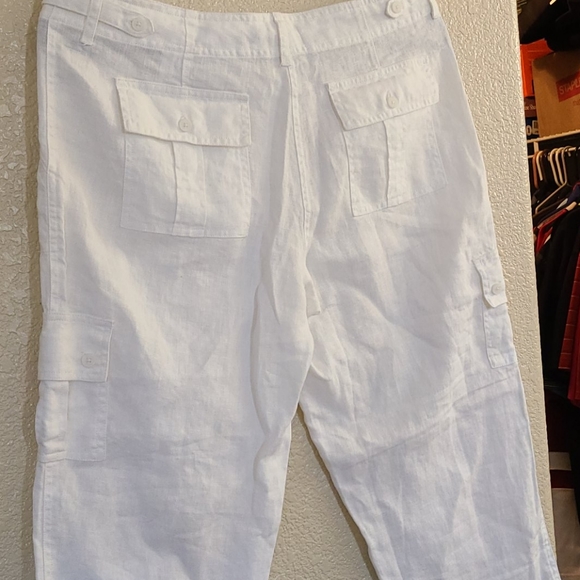 White linen pants - Picture 3 of 5